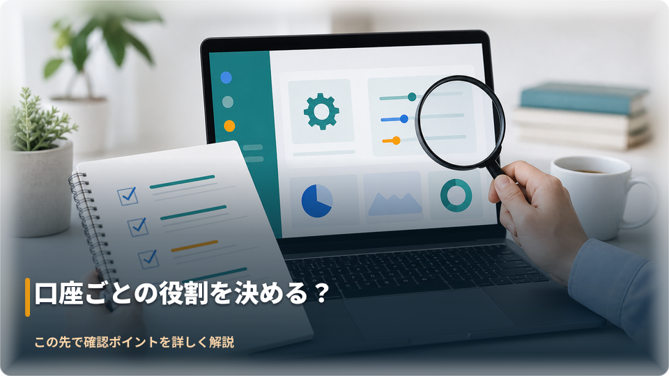 口座タイプと取引環境を確認するイメージ