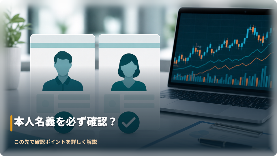 本人名義の支払元と口座情報を照合するイメージ