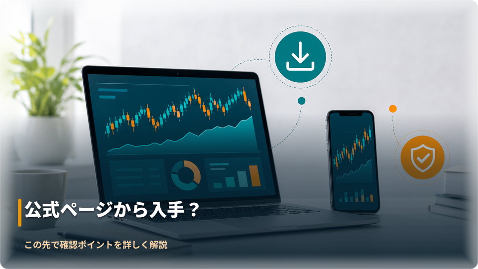 公式案内からMT4を導入するための抽象的な端末画面