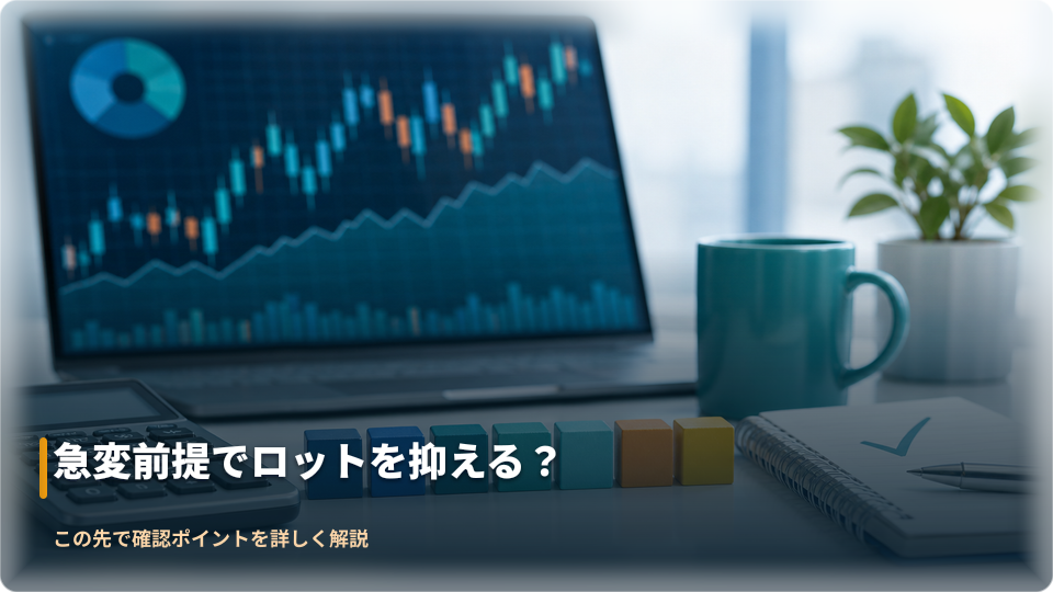 原油CFDで許容損失から取引数量を抑えるイメージ