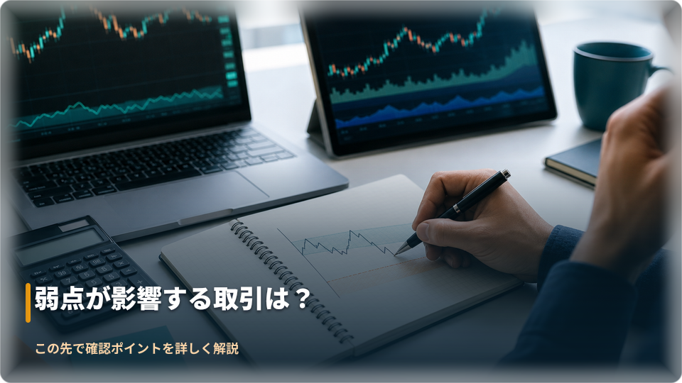 取引リスクと資金管理を確認するイメージ