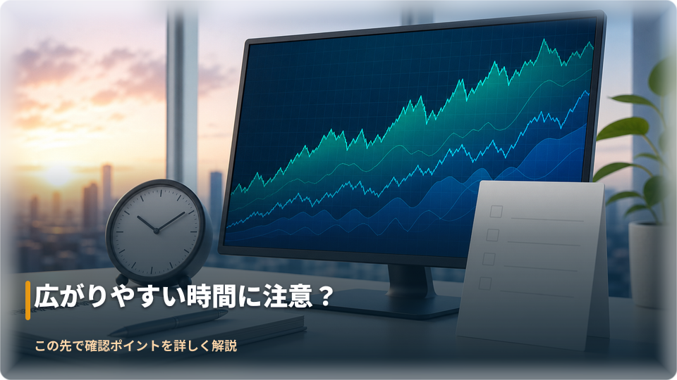 時間帯による市場の変化を抽象的な波形で確認する取引画面