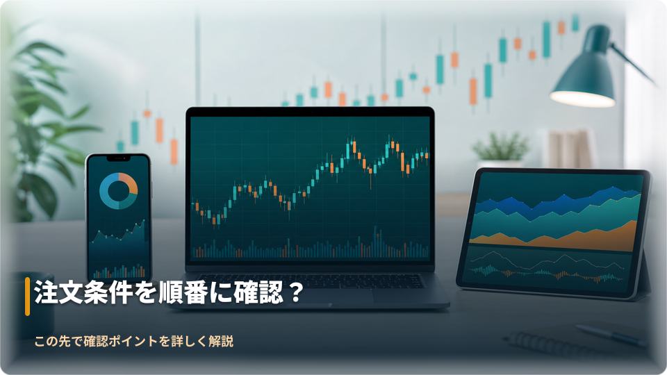 会員ページ、取引アプリ、注文画面を分けて確認するイメージ 会員ページ、取引アプリ、注文画面を分けて確認するイメージ