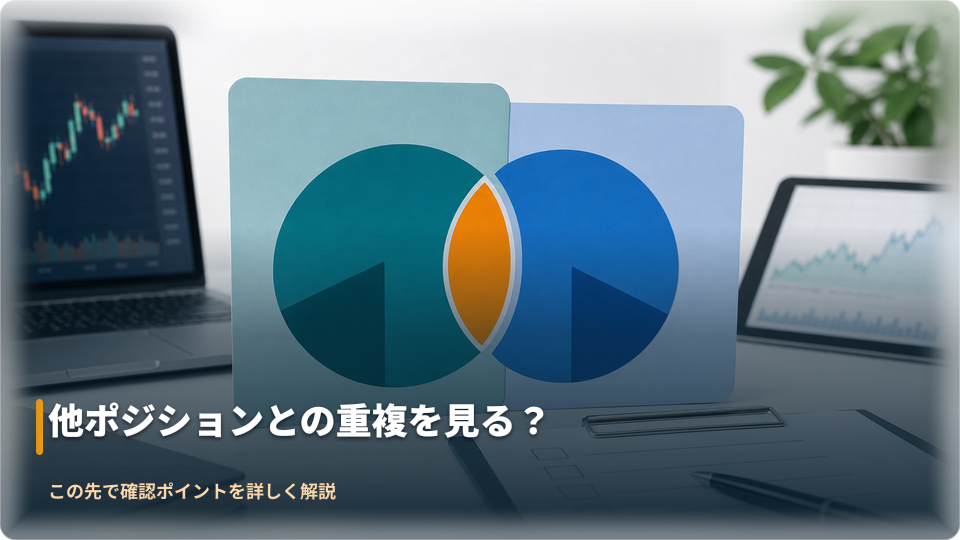 既存保有資産とテーマ型指数の重複を確認するイメージ 既存保有資産とテーマ型指数の重複を確認するイメージ
