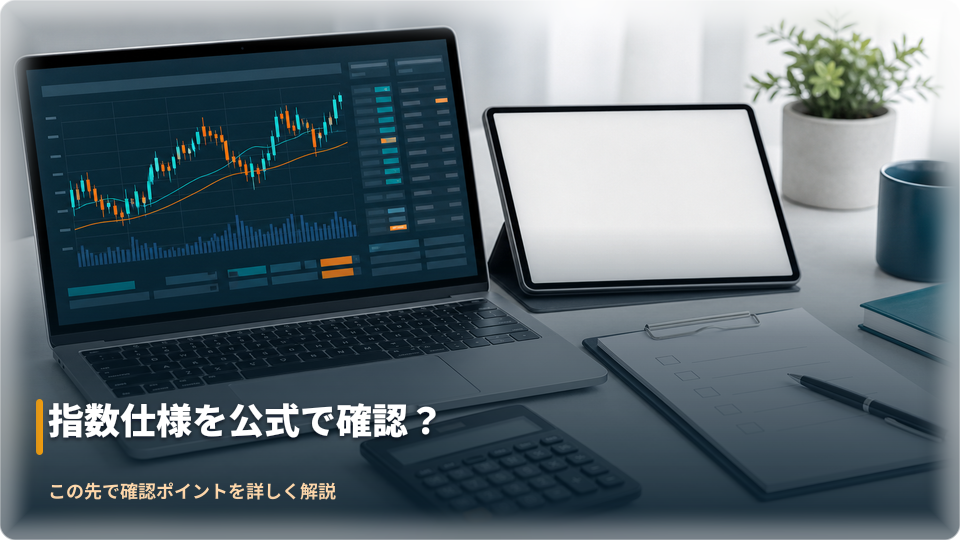 取引仕様を公式情報で確認するデスクワークのイメージ 取引仕様を公式情報で確認するデスクワークのイメージ