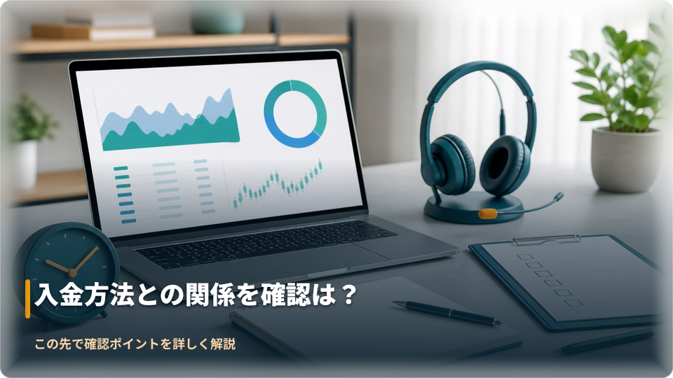 問い合わせ前に出金記録を整理するデスクイメージ